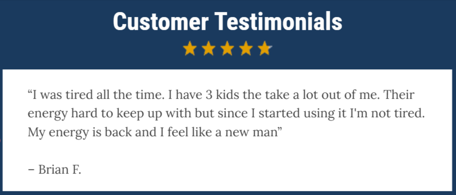Pep Tonic Customer Reviews