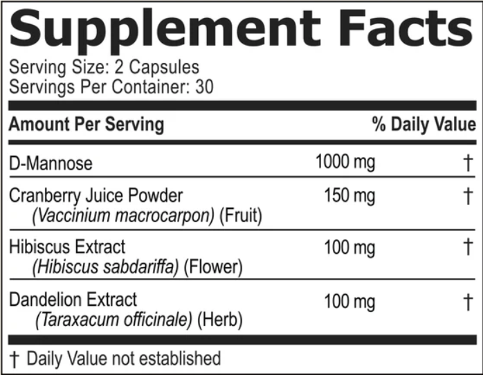 UroFresh-Supplement-facts